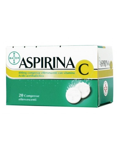 ASPIRINA C*20 cpr eff 400 mg + 240 mg