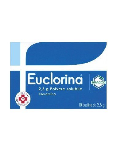 EUCLORINA*10 bust polv u.e. 2,5 g